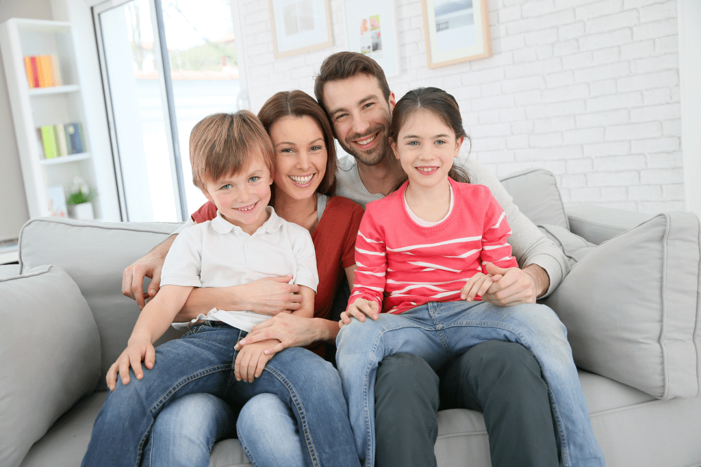 smiling family